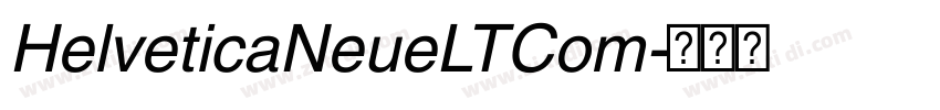 HelveticaNeueLTCom字体转换