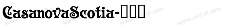 CasanovaScotia字体转换