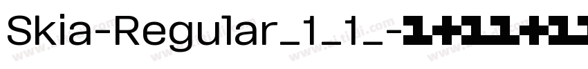 Skia-Regular_1_1_字体转换