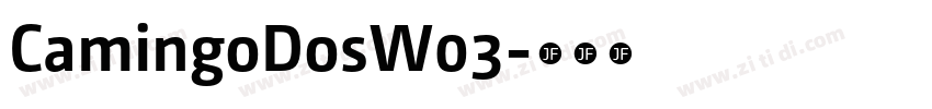 CamingoDosW03字体转换