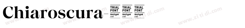 Chiaroscura字体转换