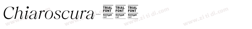 Chiaroscura字体转换