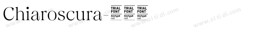 Chiaroscura字体转换