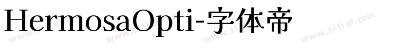 HermosaOpti字体转换