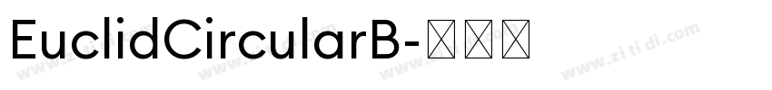 EuclidCircularB字体转换