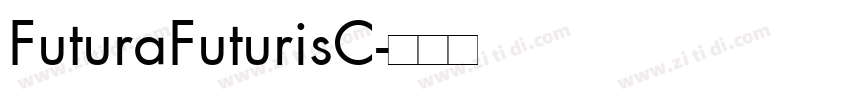 FuturaFuturisC字体转换
