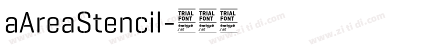 aAreaStencil字体转换