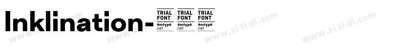 Inklination字体转换