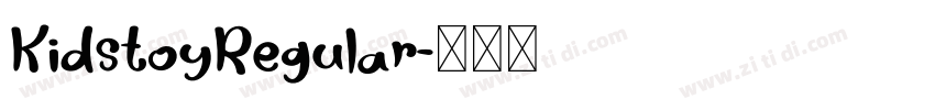 KidstoyRegular字体转换