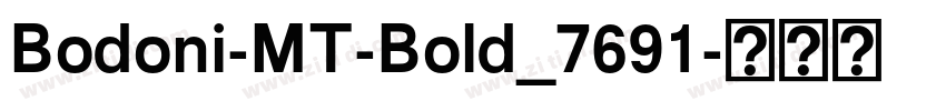 Bodoni-MT-Bold_7691字体转换