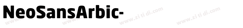 NeoSansArbic字体转换