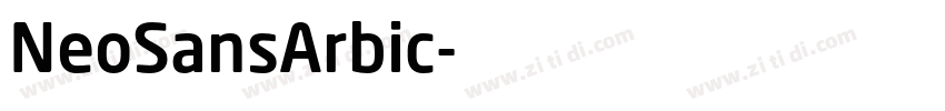 NeoSansArbic字体转换