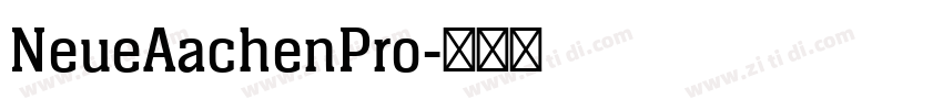 NeueAachenPro字体转换