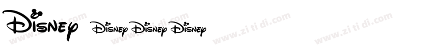 Disney字体转换