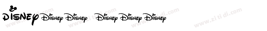 disney字体字体转换