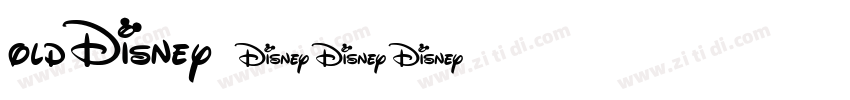 oldDisney字体转换