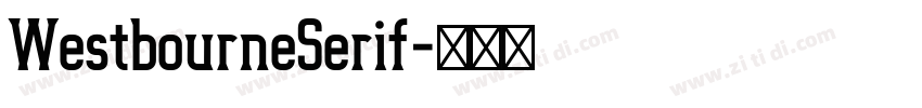 WestbourneSerif字体转换