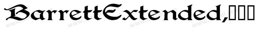 BarrettExtended字体转换