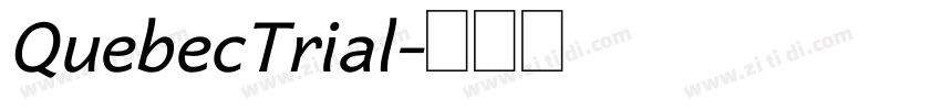 QuebecTrial字体转换