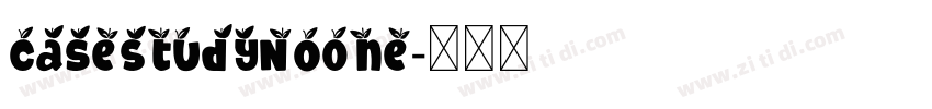 CaseStudyNoOne字体转换