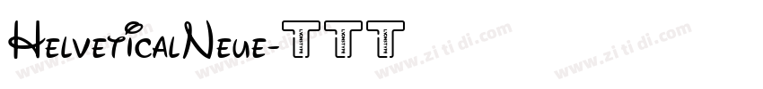 HelveticalNeue字体转换