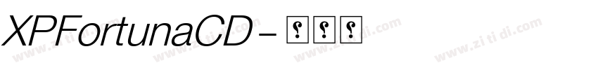 XPFortunaCD字体转换