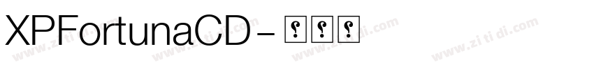 XPFortunaCD字体转换