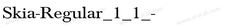 Skia-Regular_1_1_字体转换