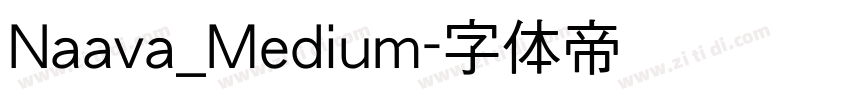 Naava_Medium字体转换