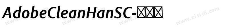 AdobeCleanHanSC字体转换