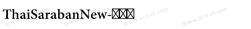 ThaiSarabanNew字体转换