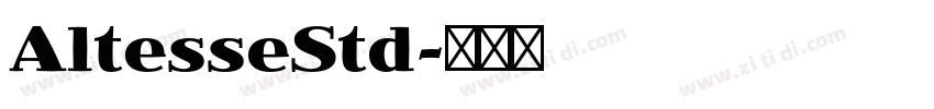 AltesseStd字体转换