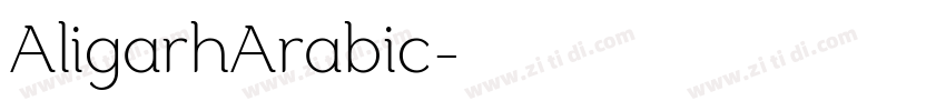 AligarhArabic字体转换