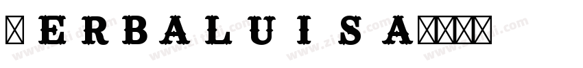 Yerbaluisa字体转换