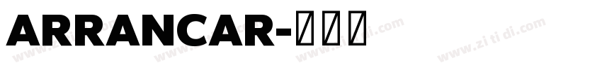 arrancar字体转换