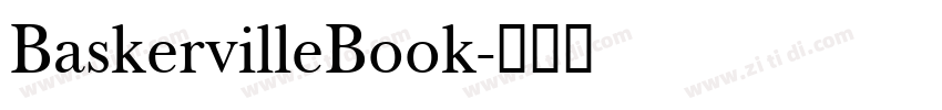 BaskervilleBook字体转换