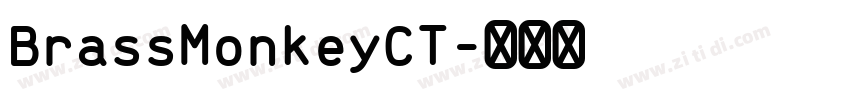 BrassMonkeyCT字体转换