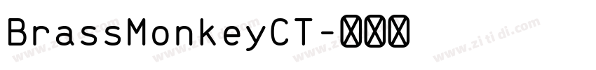 BrassMonkeyCT字体转换