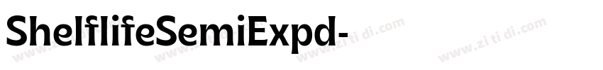 ShelflifeSemiExpd字体转换