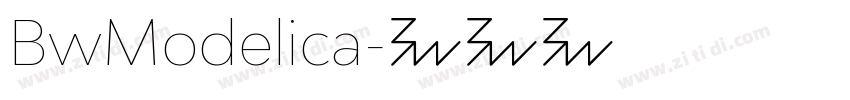 BwModelica字体转换