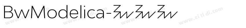 BwModelica字体转换