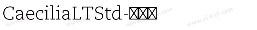 CaeciliaLTStd字体转换