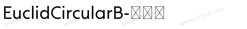 EuclidCircularB字体转换