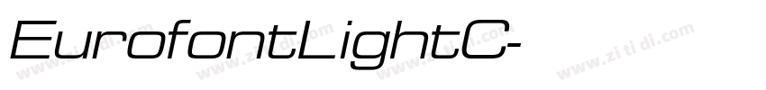 EurofontLightC字体转换