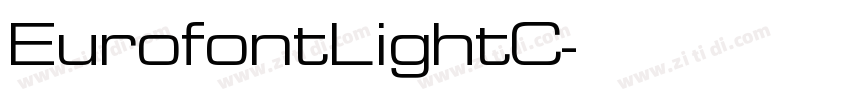 EurofontLightC字体转换