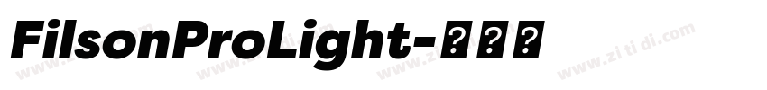 FilsonProLight字体转换