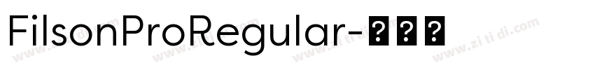 FilsonProRegular字体转换