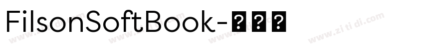 FilsonSoftBook字体转换