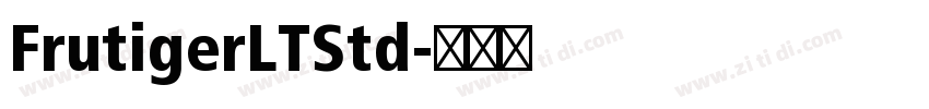 FrutigerLTStd字体转换