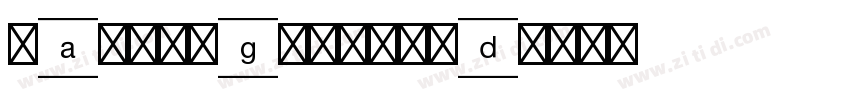 WarningPiLTStd字体转换